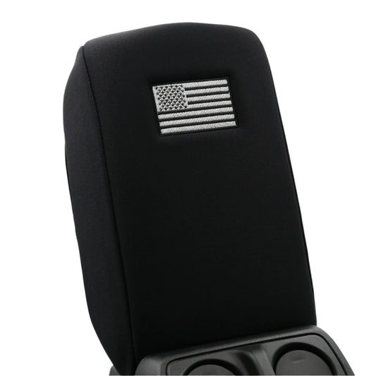Distinction Applied Embroidered Center Console Armrest Cover "American Flag"