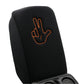 Distinction Applied Embroidered Armrest Center Console Cover "Peace Wave"