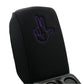 Distinction Applied Embroidered Armrest Center Console Cover "Peace Wave"