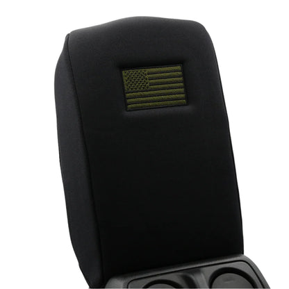 Distinction Applied Embroidered Center Console Armrest Cover "American Flag"