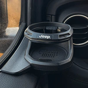 AZUTO Cup Holder for 2018- Present Wrangler JL + 2020 - Present Gladiator MOPAR LICENSED
