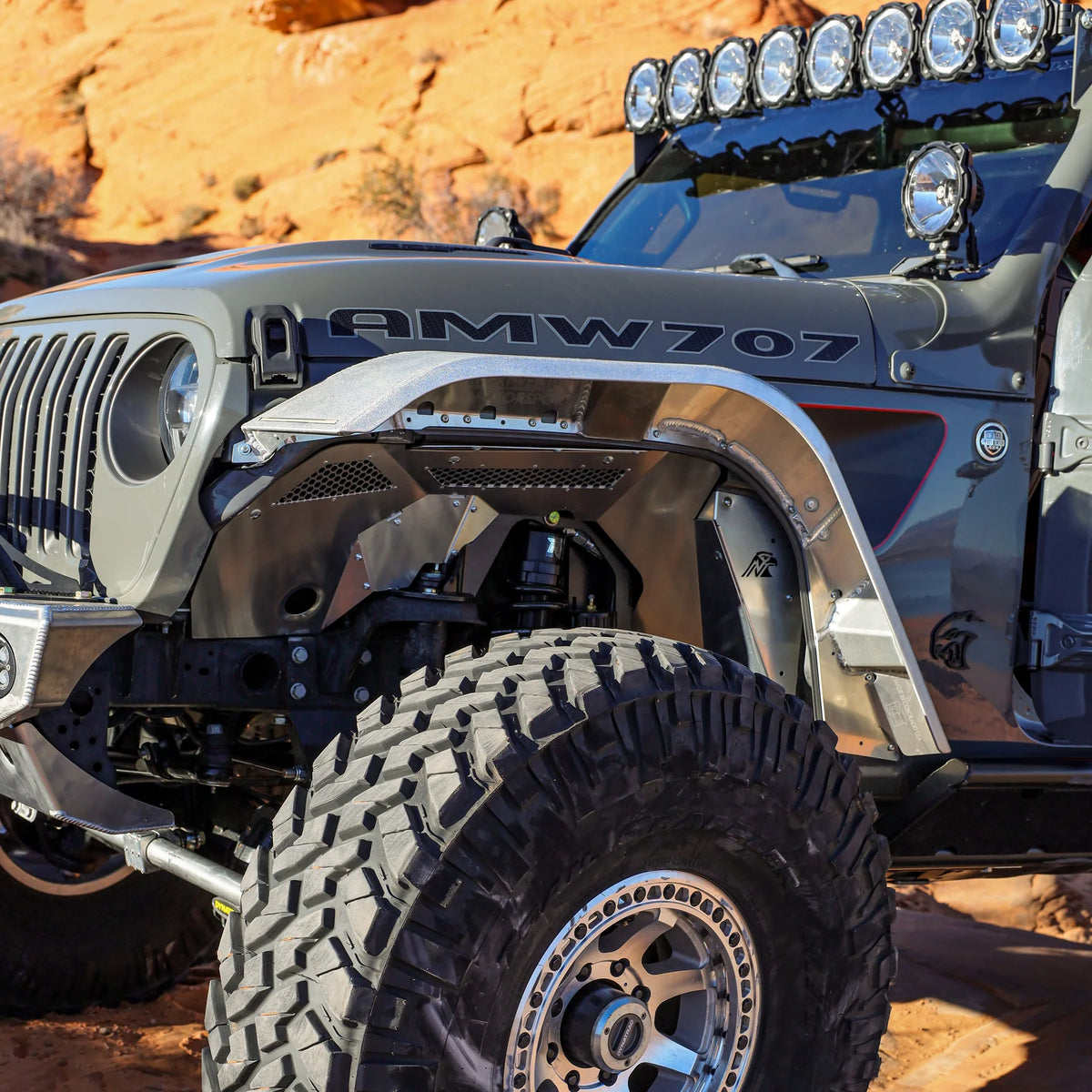 Next Venture Motorsports JL/JT Aluminum High Line Front Fender Flares NV-JL-00080