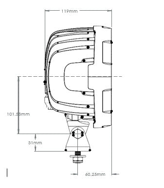 TYRI D18 8000 eLumen Light (Single Light)