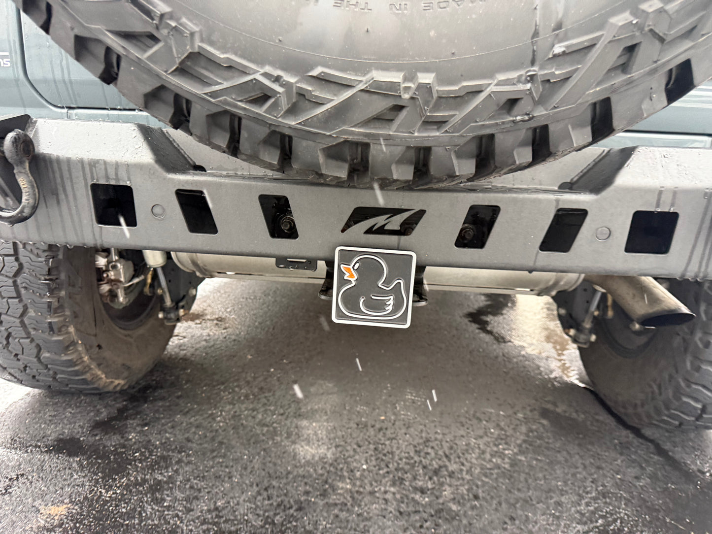 Duck Cast Aluminum Hitch Cover - MADE IN THE USA