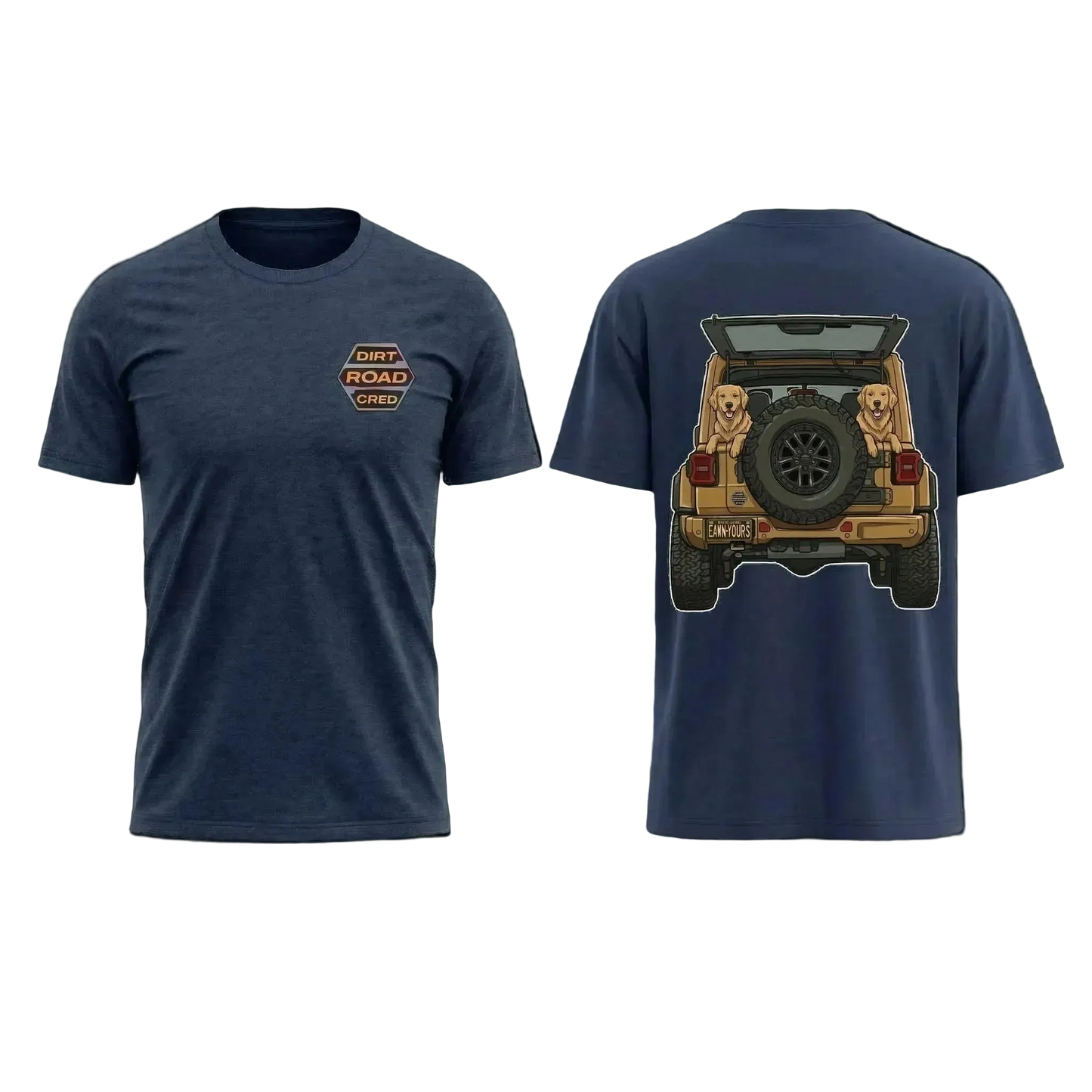 Dirt Road Cred Big Dawg Golden Rides Shirt