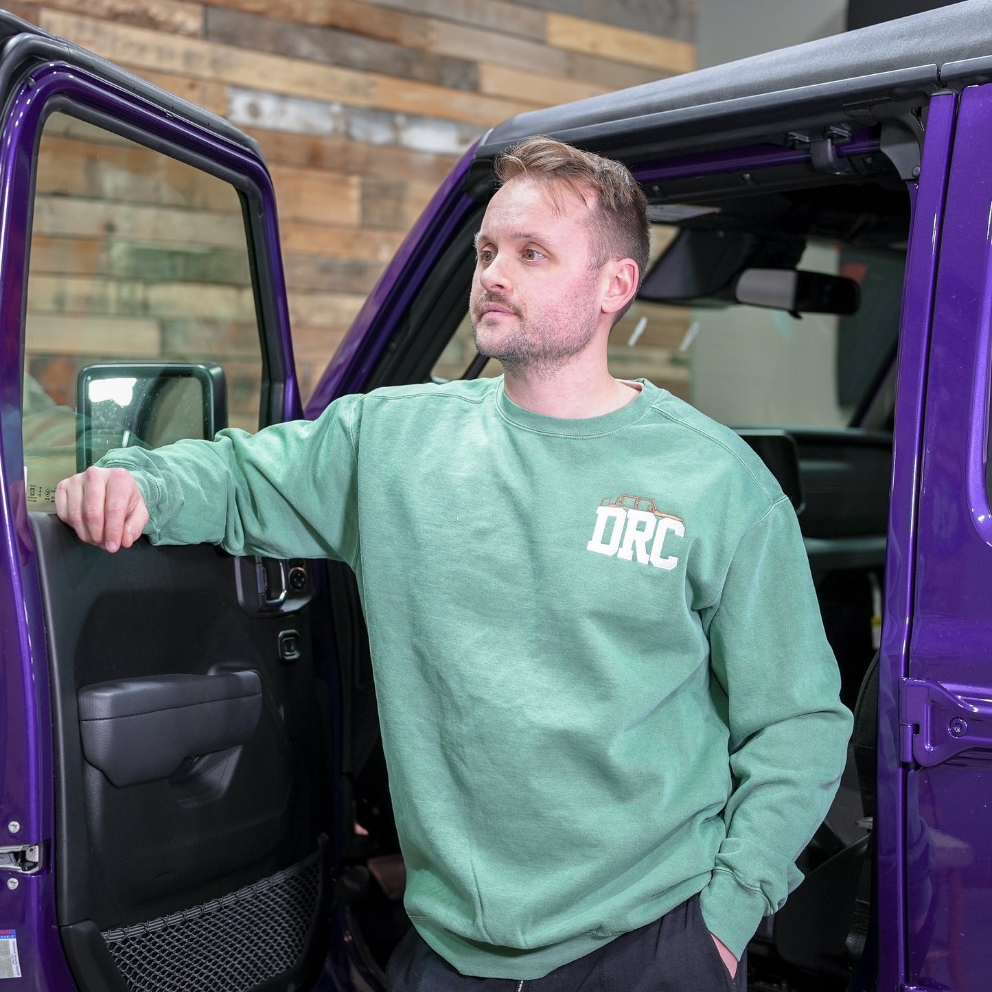 90's Green DRC Crew Neck Sweatshirt