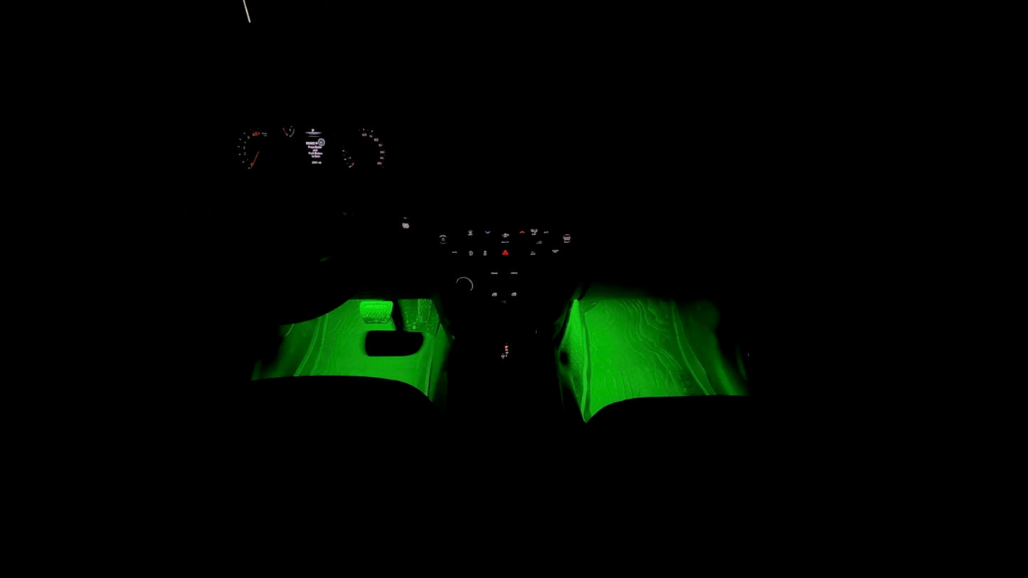 Dirt Road Cred Products LLC Front Jeep Wrangler & Gladiator High Power Floor Light Kit