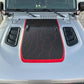 Topographic Rubicon Only Color Line Blackout Hood Decal- Fits Jeep Wrangler & Gladiator JL Hood Decal Printed Single Layer Decal