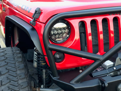 Crusher Front Fender 2" Flare for Jeep JK / JKU - Aluminum
