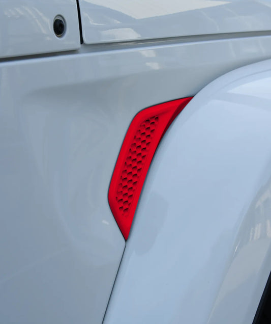 Distinction Applied Jeep Wrangler JL and Jeep Gladiator JT Fender Vents SINGLE COLOR