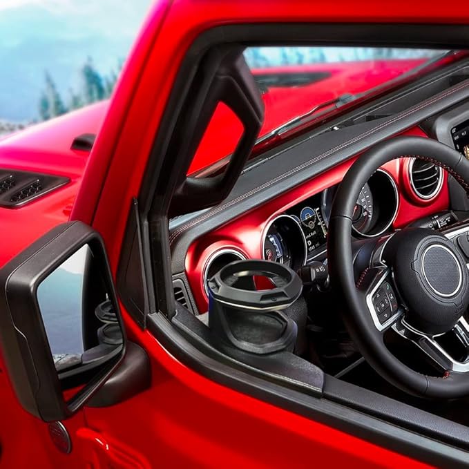 AZUTO Left Hand (Drivers Side) Cup Holder Jeep JL/JT MHG-037