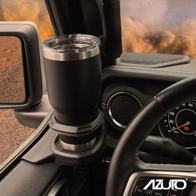 AZUTO Left Hand (Drivers Side) Cup Holder Jeep JL/JT MHG-037