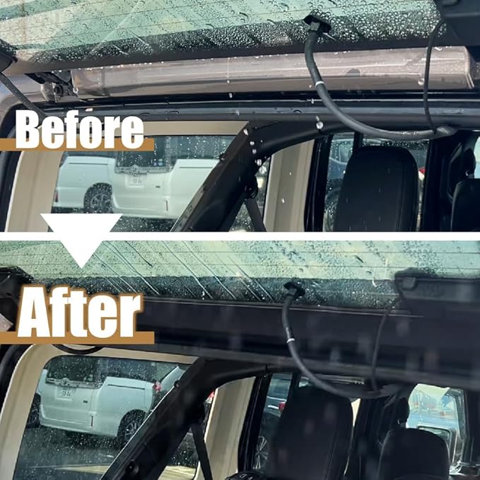 Azuto Rear Window Trench Hood for Jeep Wrangler JL Hardtop Models MHG-045