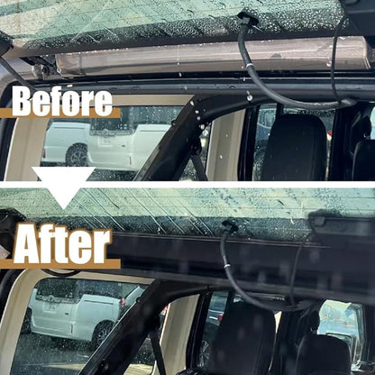 Azuto Rear Window Trench Hood for Jeep Wrangler JL Hardtop Models MHG-045