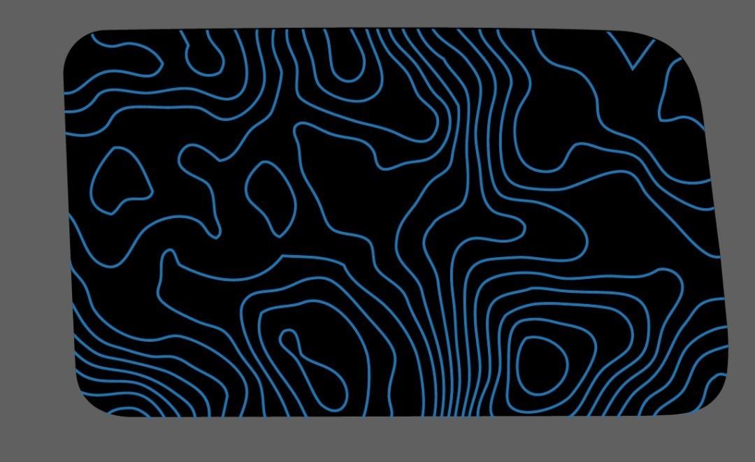 Topographical Rear Door & Window Decal- Fits Jeep Wrangler JL