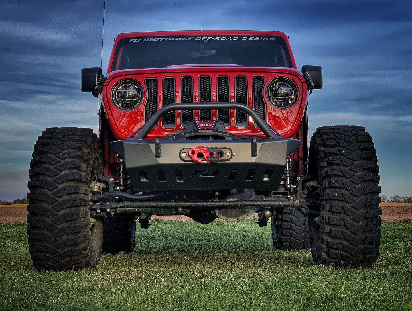 Crusher Front Bumper w/ Bull Bar for Jeep JL / JT Gladiator