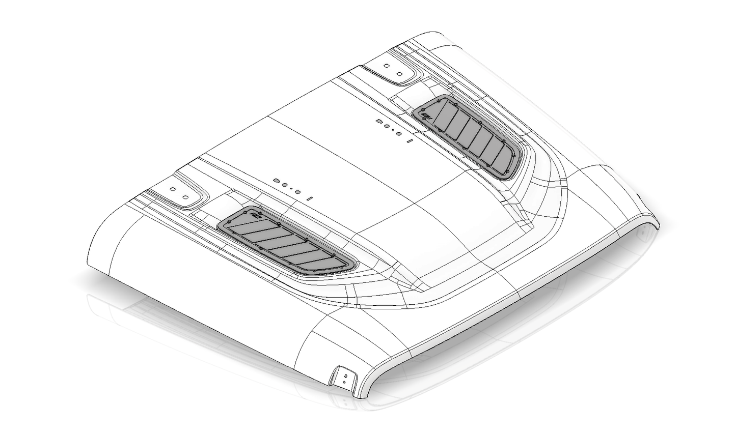 Hood Vent Kit for Jeep Rubicon JL/JLU/JT