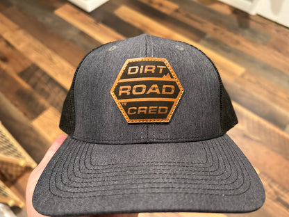 Dirt Road Cred Trucker Hat Black / Grey