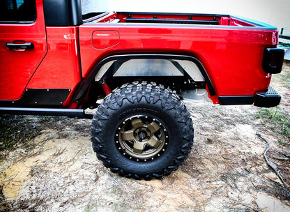 Crusher Rear Fender Flares for Jeep JT Gladiator - Aluminum