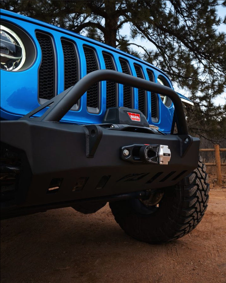 Crusher Front Bumper w/ Bull Bar for Jeep JL / JT Gladiator
