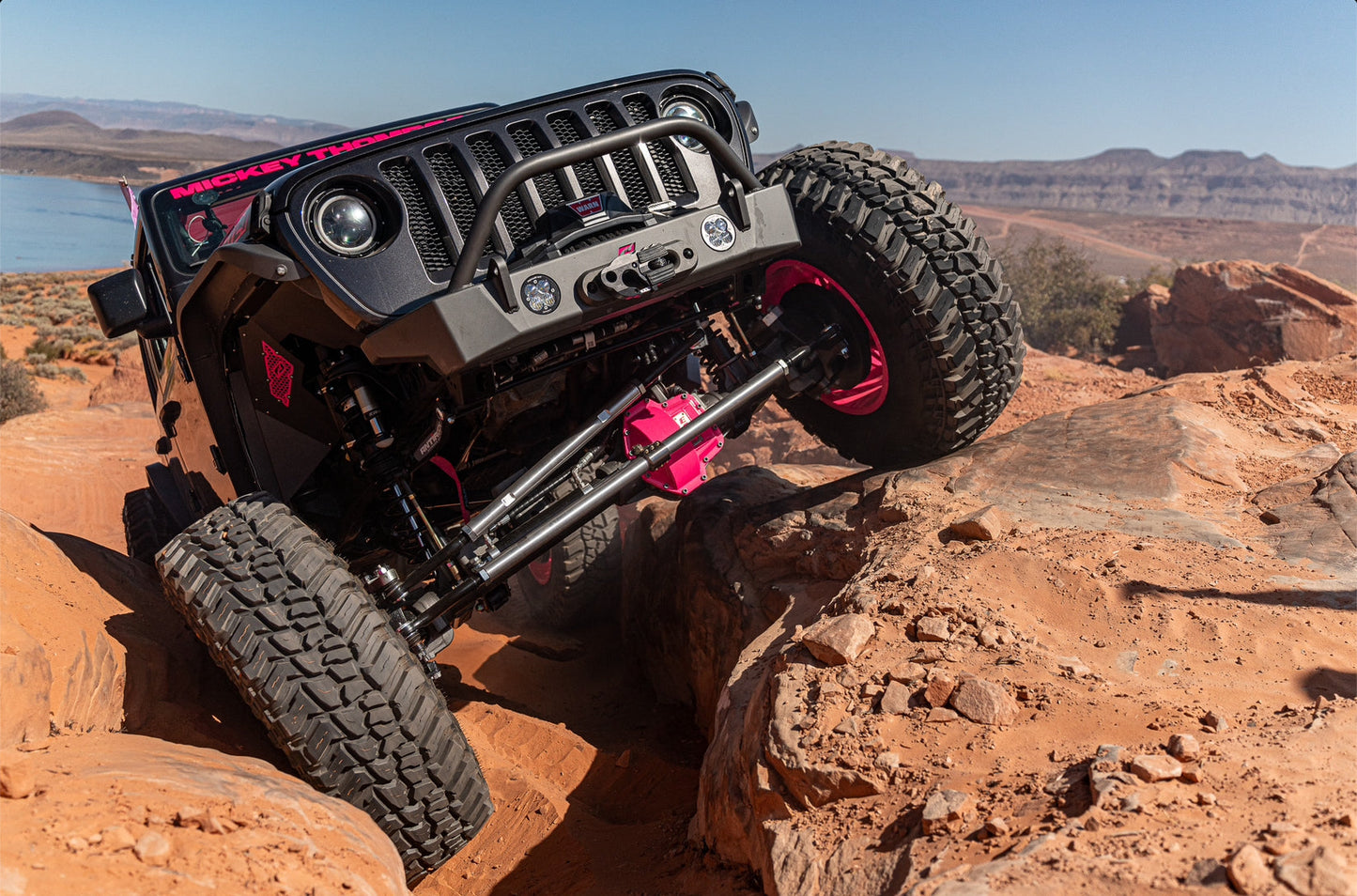 Crusher HD Front Bumper w/Tube Bull Bar for Jeep JL/JT