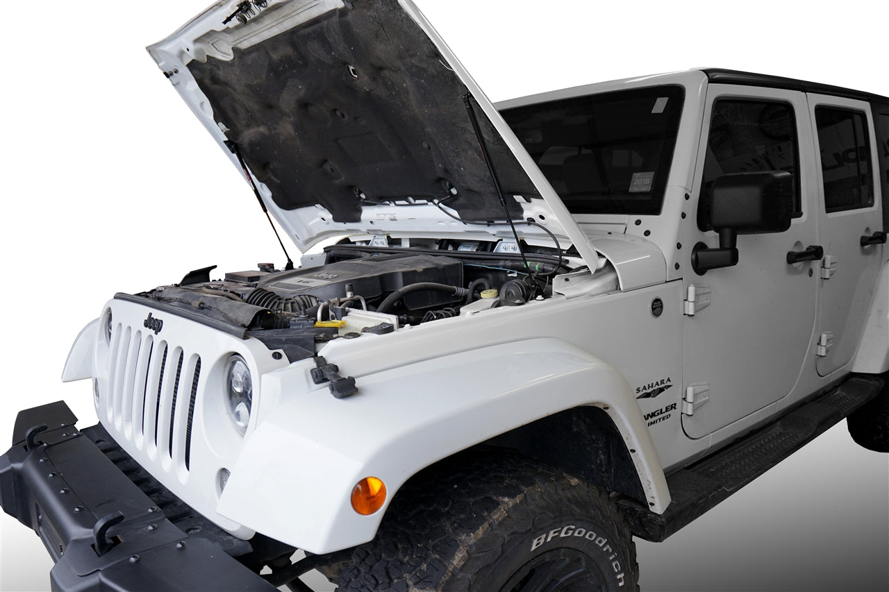 Redline Tuning QuickLIFT PLUS Hood Struts for 2007-2018 Jeep JK Wrangler