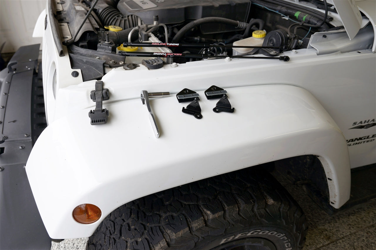 Redline Tuning QuickLIFT PLUS Hood Struts for 2007-2018 Jeep JK Wrangler