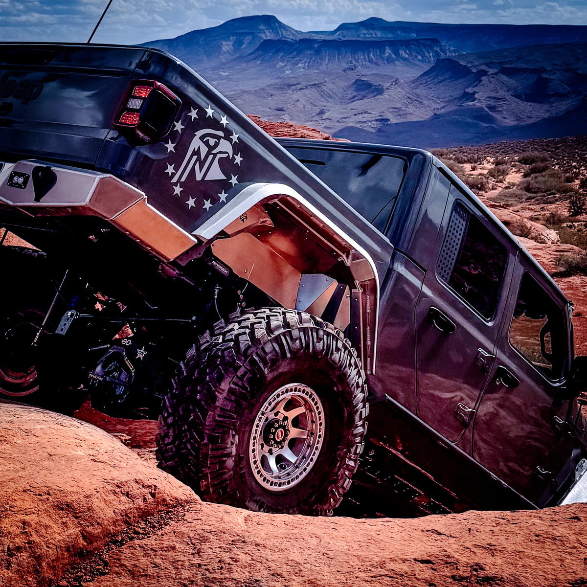 Next Venture Motorsports JT Aluminum High Line Rear Fender Flares NV-JT-00085