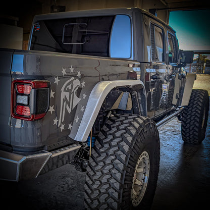 Next Venture Motorsports JT Aluminum High Line Rear Fender Flares NV-JT-00085