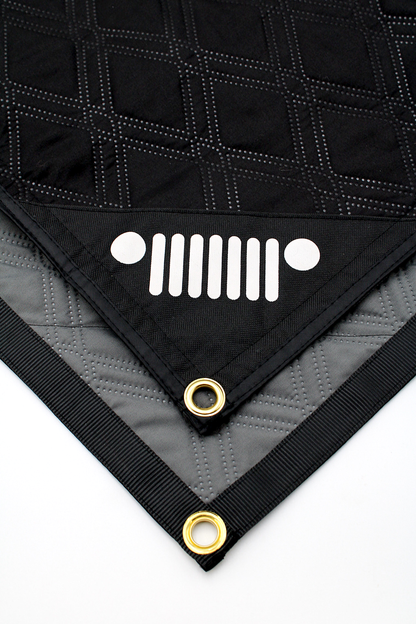 Jeep 72 In x 60 In Woven Water-Resistant Utility Blanket
