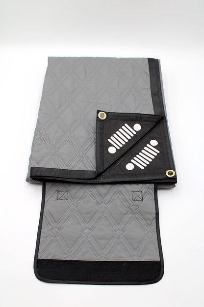 Jeep 72 In x 60 In Woven Water-Resistant Utility Blanket
