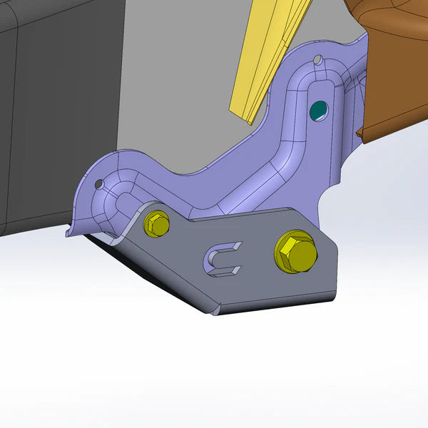 Jeep Gladiator Rear Lower Control Arm Bracket Skid Plate (2020+, JT)