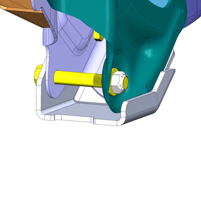 Jeep Gladiator Rear Lower Control Arm Bracket Skid Plate (2020+, JT)