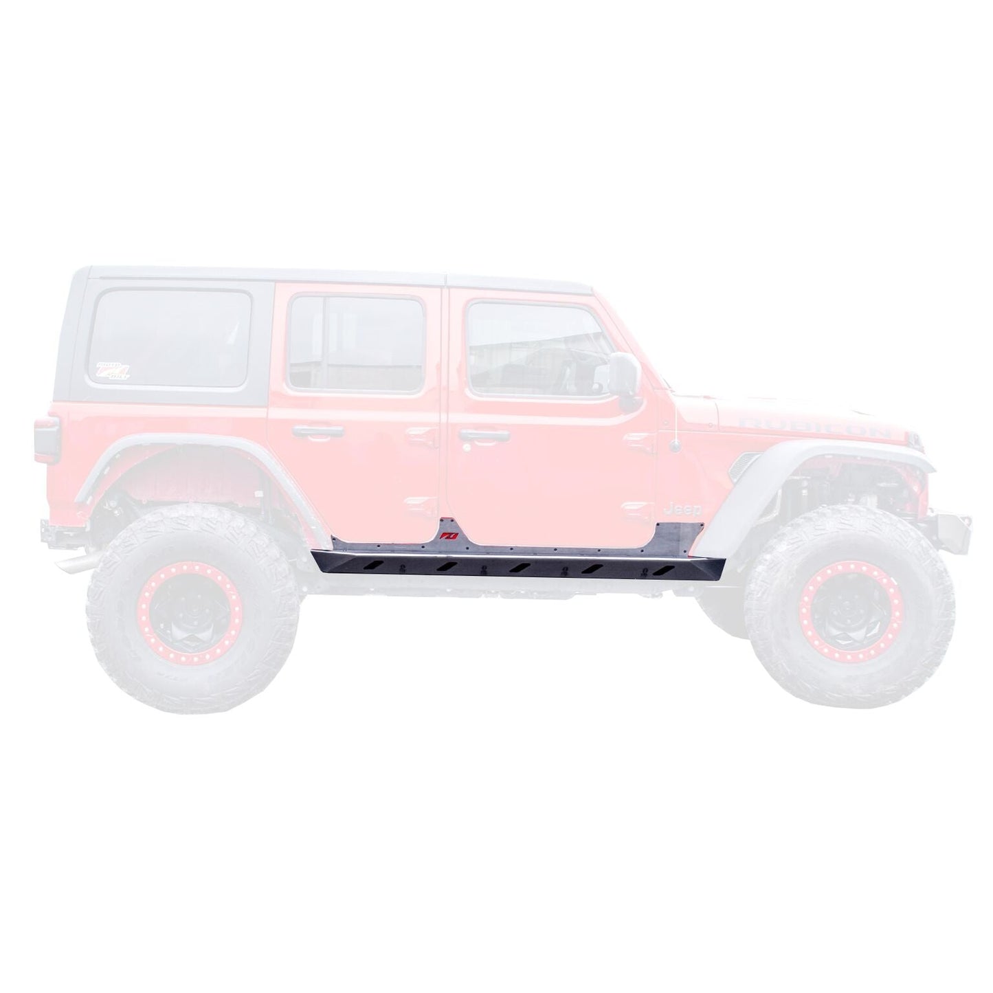 Crusher Rocker Guards w/ Step for Jeep JLU 4 Door