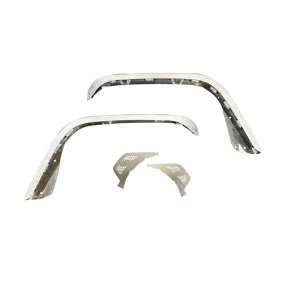 Crusher Front Fender Flares for Jeep JL/JLU/JT Gladiator - Aluminum