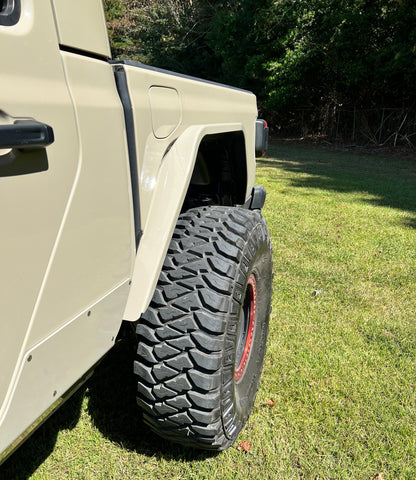 Hatchet High Line Rear Fenders for Jeep JT Gladiator - Aluminum