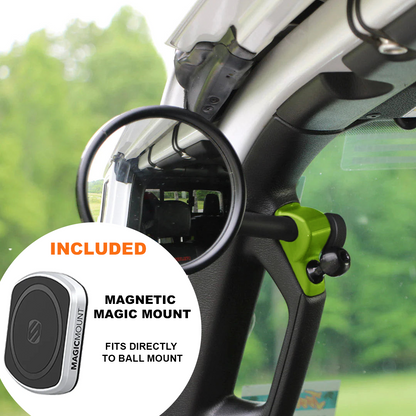 A-PILLAR SIDE MIRRORS FOR 2018 - 2023 JEEP WRANGLER JL & GLADIATOR - CMM OFFROAD