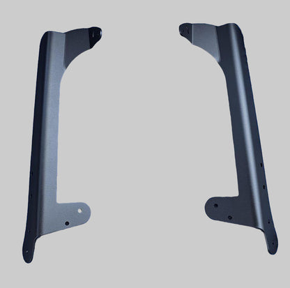 TYRI Jeep Wrangler JK Windshield Mount for Hyperion V48 - Black Powdercoat Aluminum