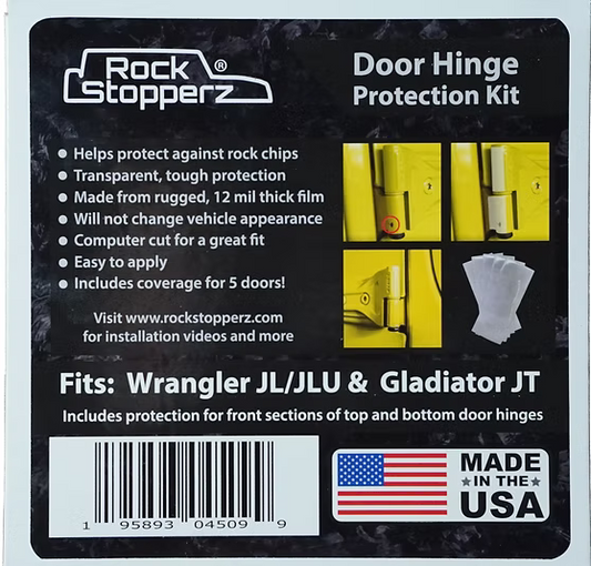 Rock Stopperz 2018-Present Wrangler and Gladiator Hinge Protection Kit