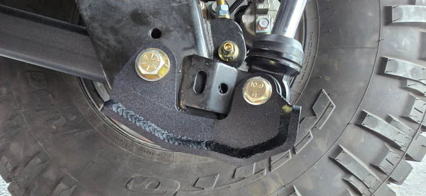 Jeep Wrangler Rear Bolt On Shock Bracket Control Arm Skids (2018+, JL)