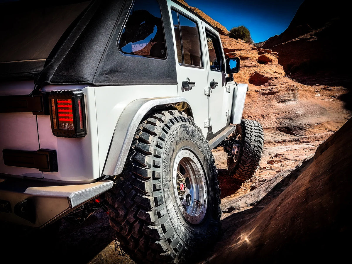 Next Venture Motorsports JK Aluminum High Line Rear Fender Flares NV-JK-00085