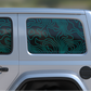 Topographical Rear Door & Window Decal- Fits Jeep Wrangler JL