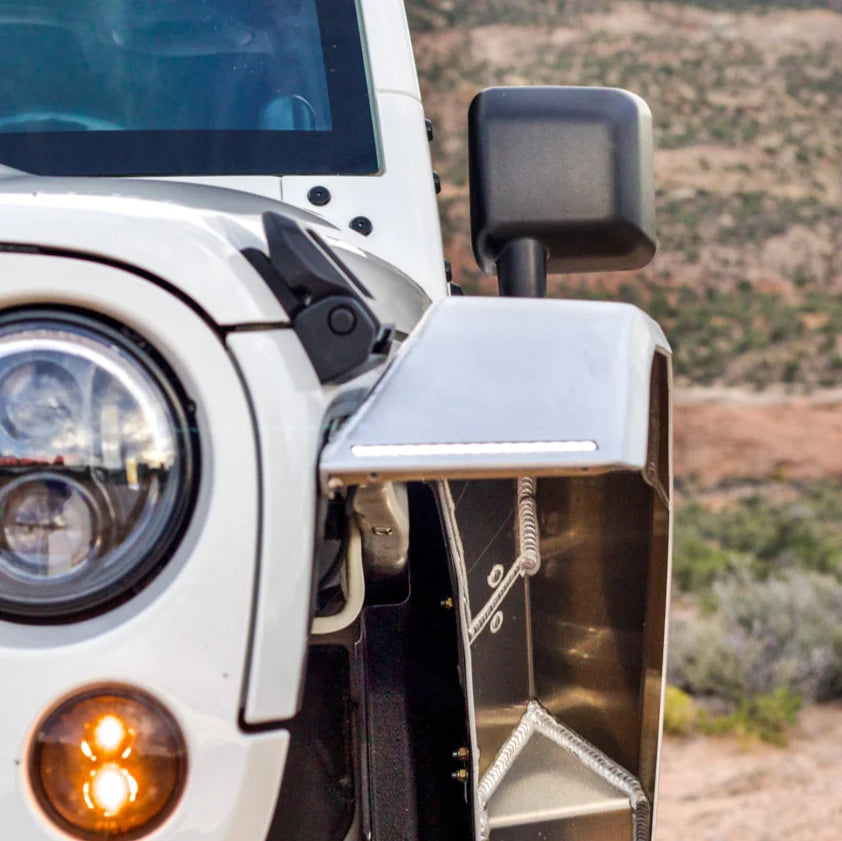 Next Venture Motorsports JK Aluminum High Line Front Fender Flares NV-JK-00080