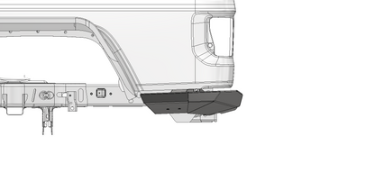 Tomahawk High Clearance Rear Bumper for Jeep JT