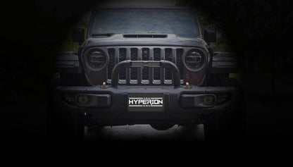 TYRI V12 Black 4300 eLumen Hyperion Light Bar Hoop For Jeep Wrangler JL