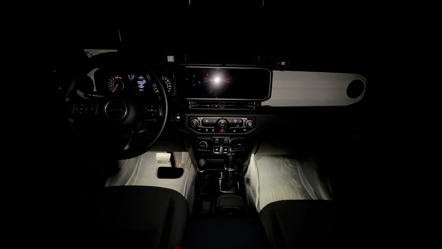 Dirt Road Cred Products LLC Full Jeep Interior Lighting Kit for Jeep Wrangler and Gladiator