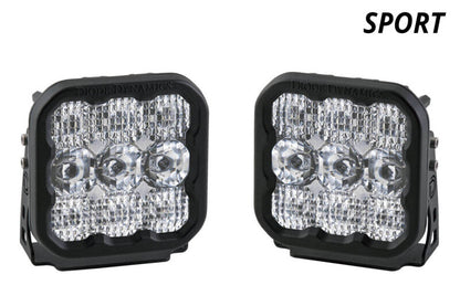 Diode Dynamics SS5 LED Pod Sport White Combo DD6769P Pair
