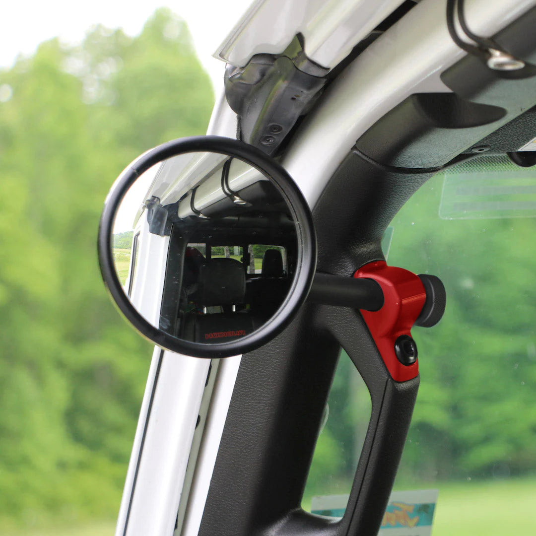 A-Pillar Side Mirror Set For 2024+ Jeep Wrangler JL & Gladiator - CMM Offroad
