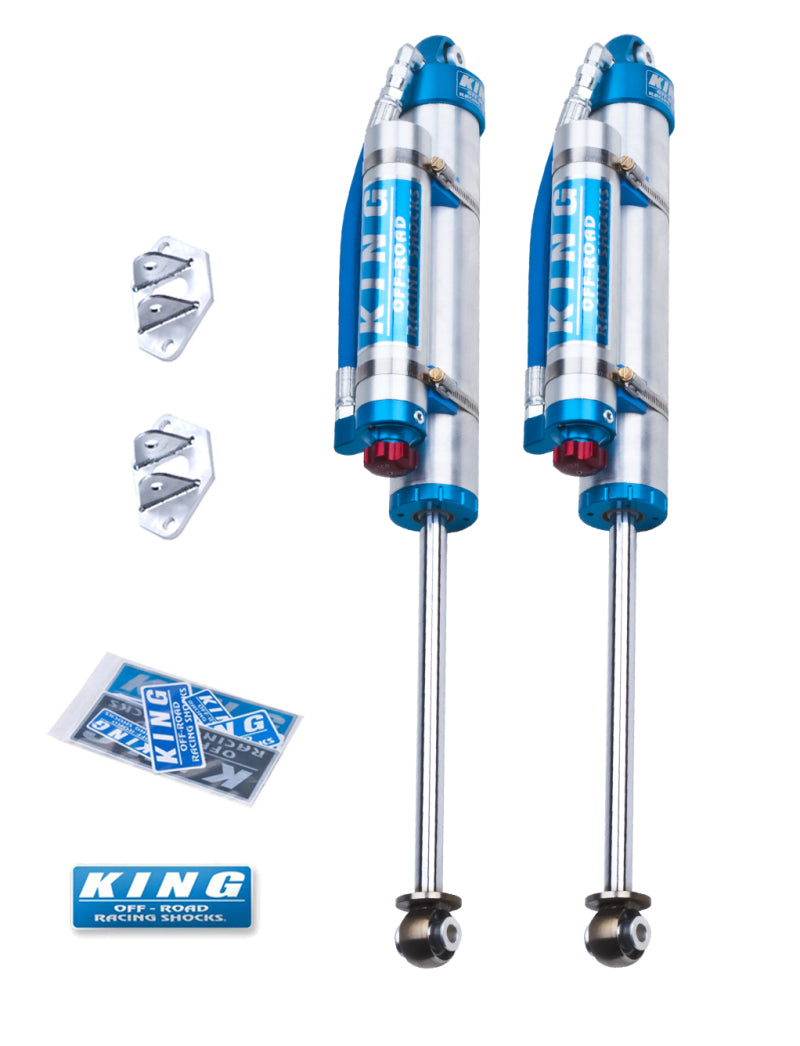 King Shocks 25001-224A Rear 2.5-Inch Piggyback Reservoir Shocks for 2007-2018 Jeep Wrangler JK, 3-5-Inch Lift