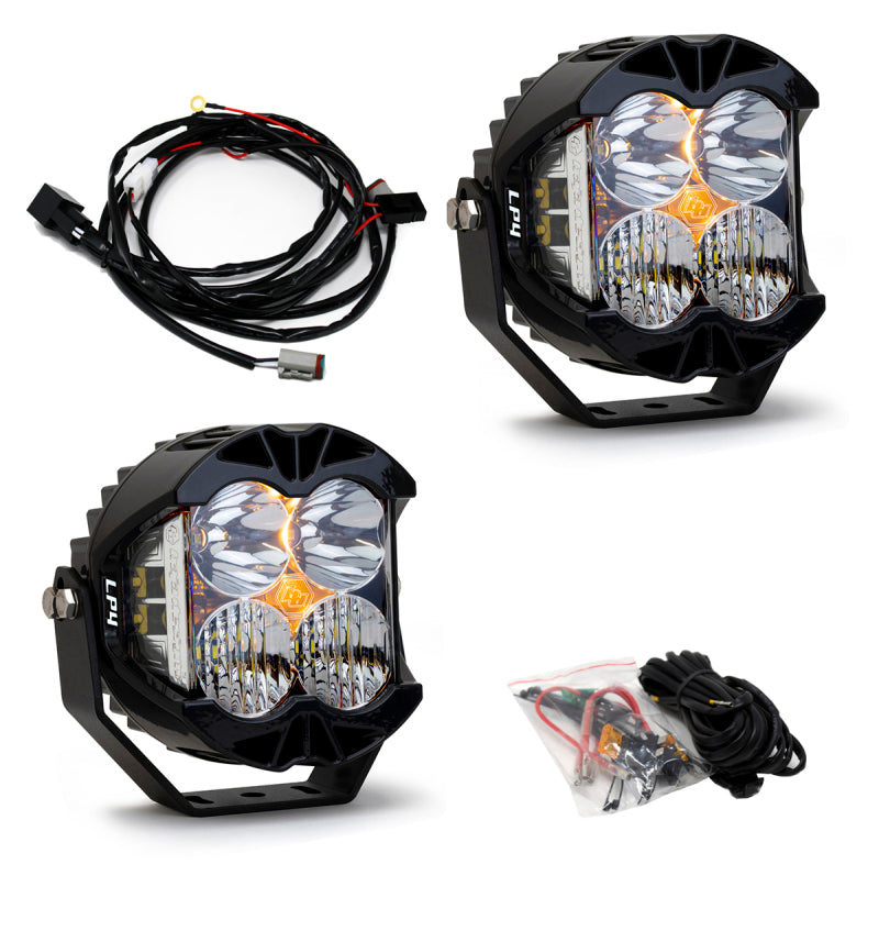 Baja Designs LP4 Pro Driving/Combo LED Lights – Clear Pair, Part Number 297803